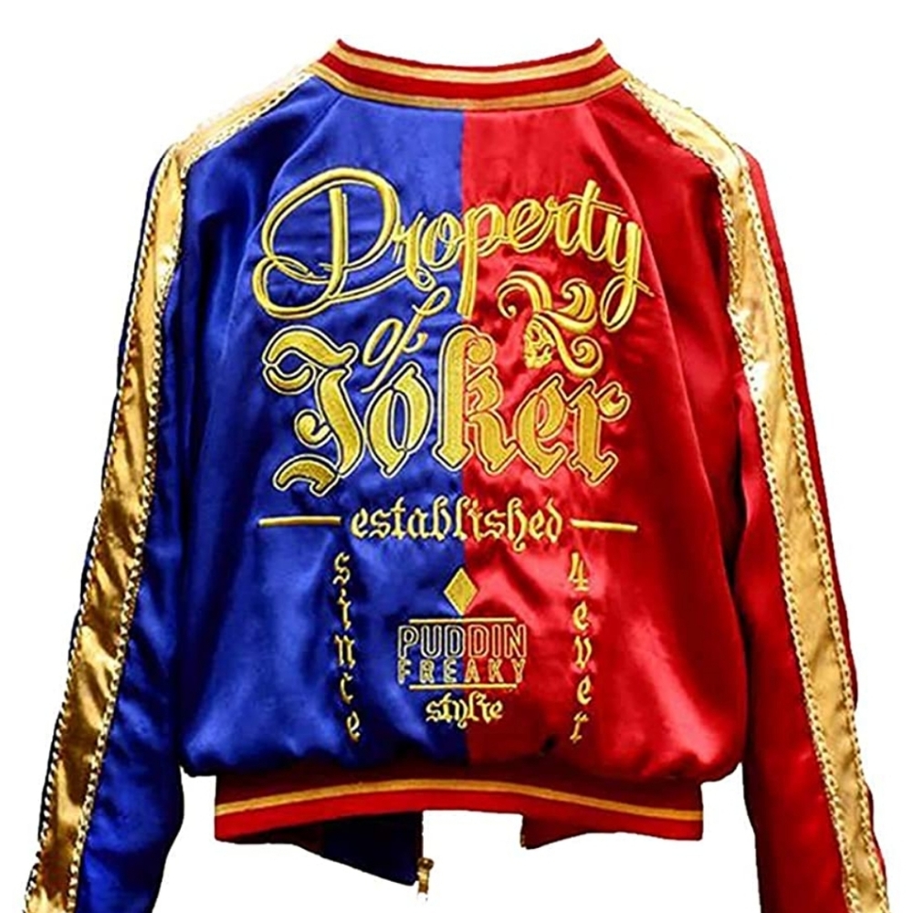 DC Harley Quinn Halloween Small bomber, choker, white wig